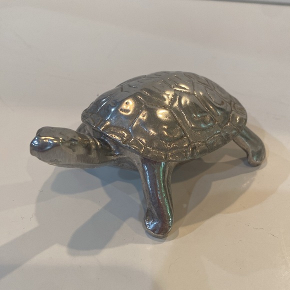 Turtle Lidded Trinket Box by Wilton Columbia PA US Bruce Fox Design RARE VTG - Picture 7 of 16